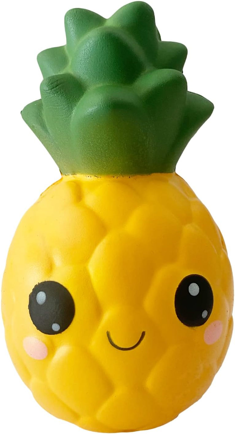 Slow Rising Big Eyes Pineapple Squishies Toy for Kids Birthday Gift,Cute Fruit Stress Relief Simulation Lovely Squishys Squishi Squeeze Toys