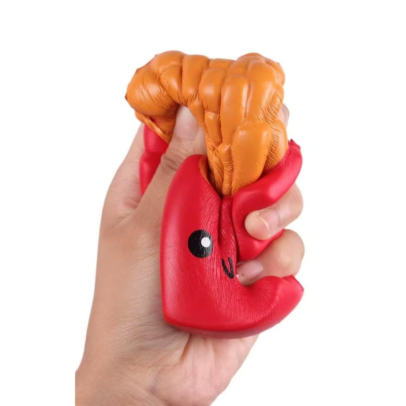 Jumbo Popcorn Anti-Stress Squeeze Toys Kawaii Food Fries Chips Milk Bag Slow Rising Soft Squeeze Toy Fun Gags Joke Party Props