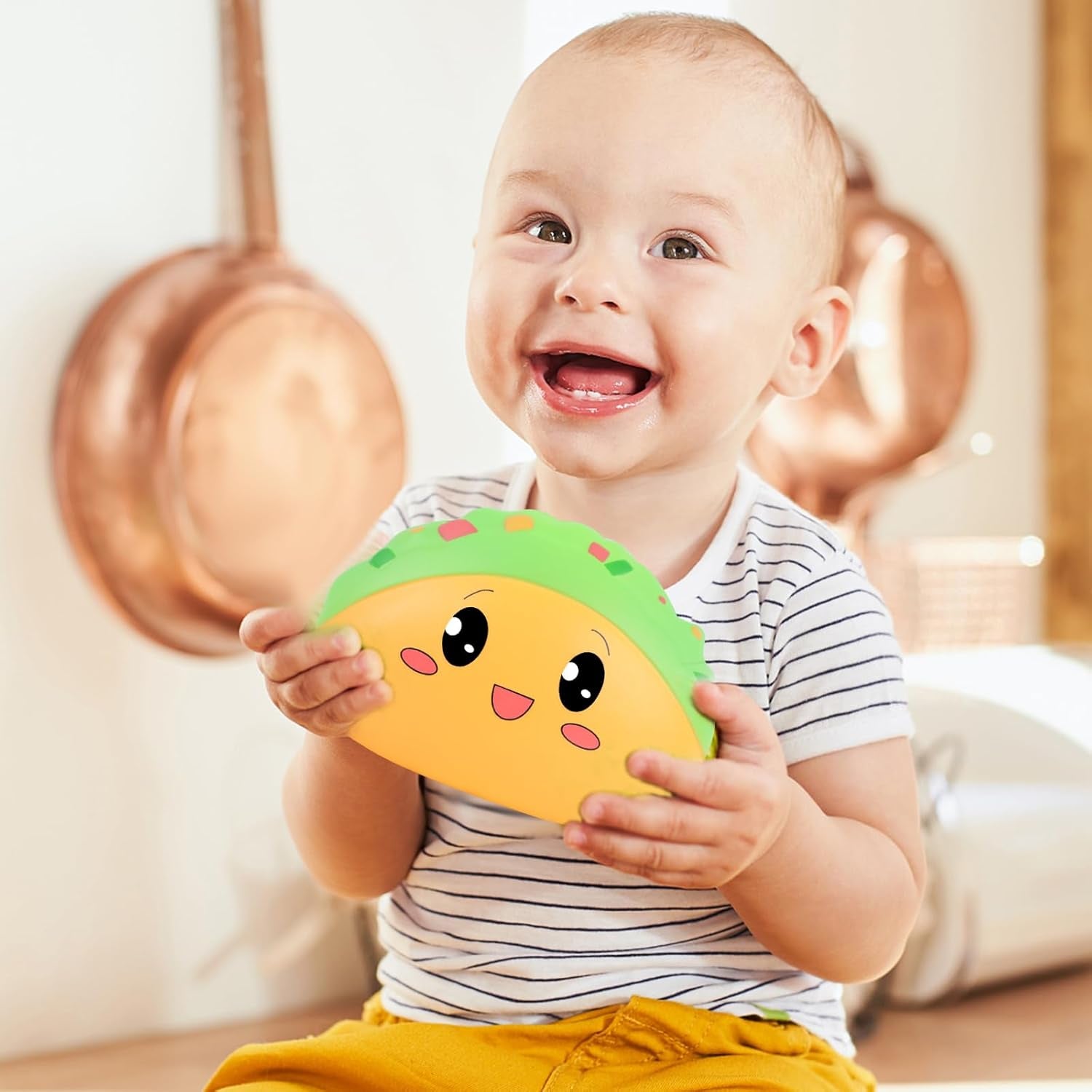 Squishies Taco Slow Rising Squishys Toy for Kids Soft Mexico Tacos Scented Stress Relief Realistic Food Cute Squeeze Squish Toy