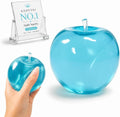 Apple Squishy Slushy Blue Slush Coconut Oil Toy Squish Fruit Squeeze Fidget Aqua Toys Giant for Adults Squeezy Mellow Sugar Stress Ball 2026 Decompression Swuishy Slow Rising Reliever (Blue)
