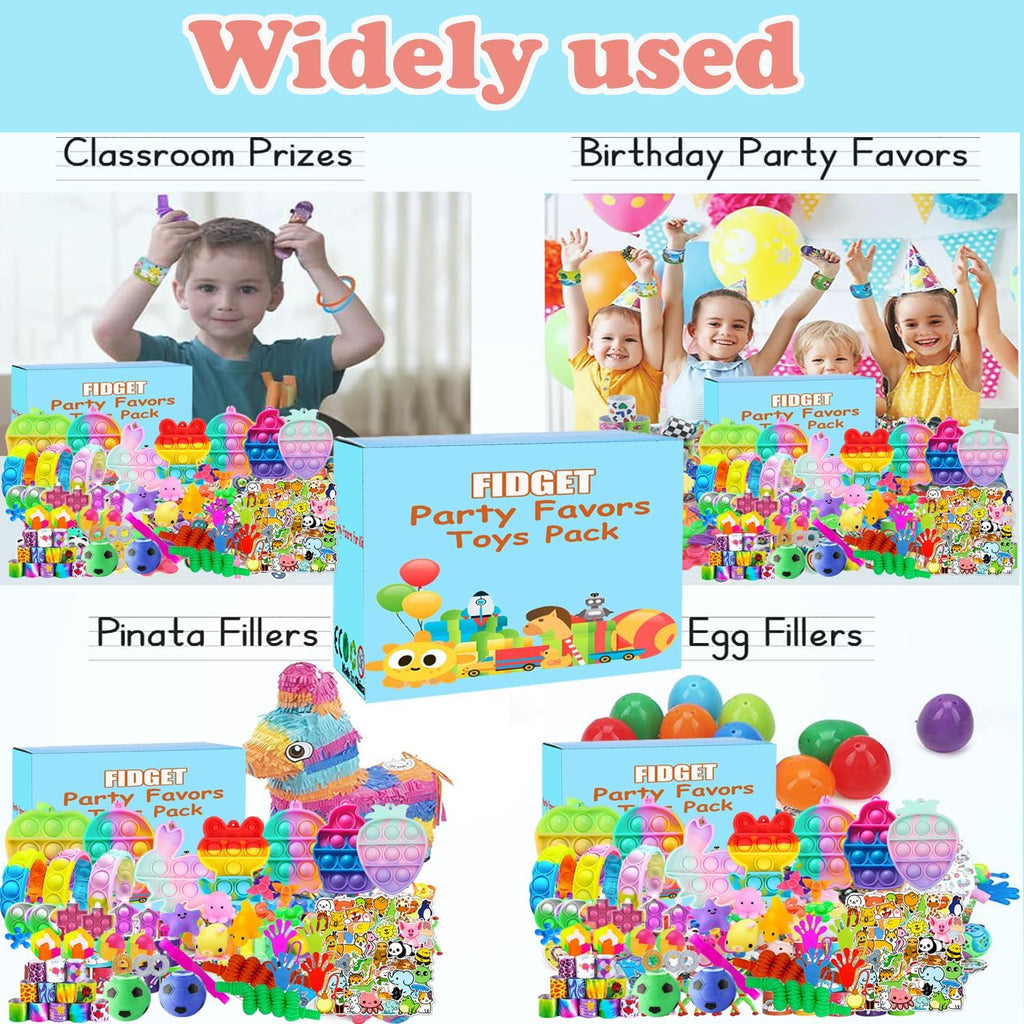 118 Pcs Fidget Toys for Kids, Stress Sensory Toys Pack Party Favors Kids Anxiety Autism ADHD, Treasure Box Classroom Prizes, Pinata Fillers Goodie Bags Stuffers Gift Bag