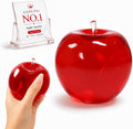 Apple Squishy Slushy Red Slush Coconut Oil Toy Squish Fruit Squeeze Fidget Aqua Toys Giant for Adults Squeezy Mellow Sugar Stress Ball 2026 Decompression Swuishy Slow Rising Reliever (Red)