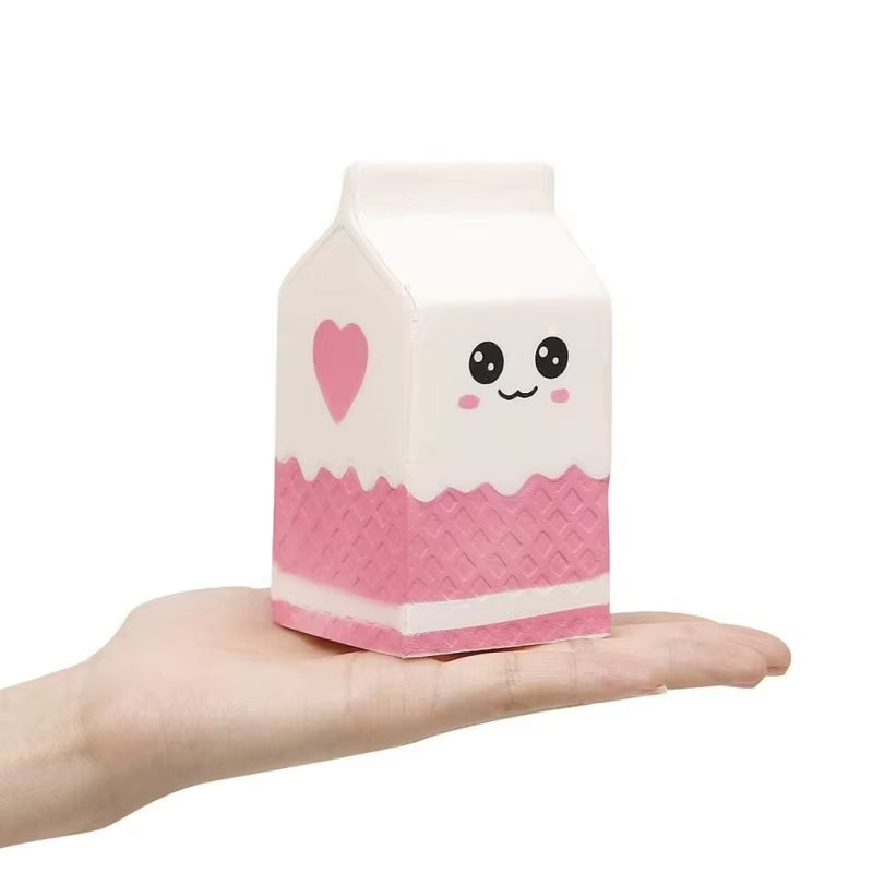 Jumbo Popcorn Anti-Stress Squeeze Toys Kawaii Food Fries Chips Milk Bag Slow Rising Soft Squeeze Toy Fun Gags Joke Party Props