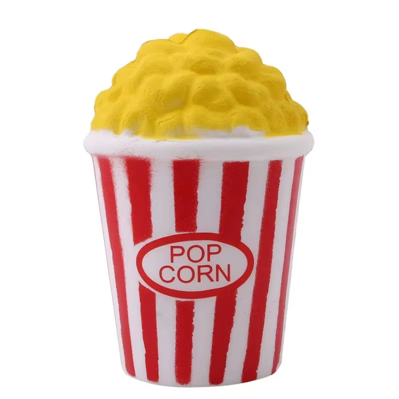 Jumbo Popcorn Anti-Stress Squeeze Toys Kawaii Food Fries Chips Milk Bag Slow Rising Soft Squeeze Toy Fun Gags Joke Party Props