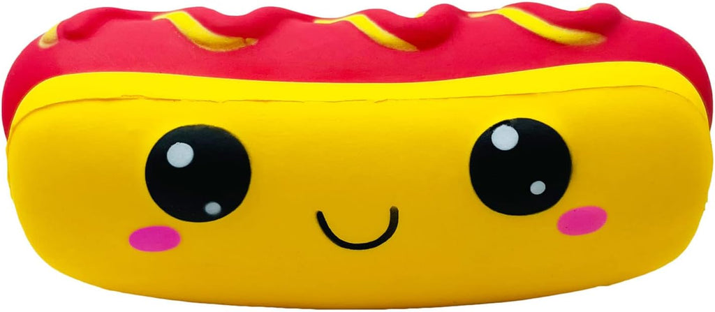 Slow Rising Hot Dog Squishies Toy for Kids Birthday Gift,Cute Simulation Food Stress Relief Squishys Squishi Squeeze Toys