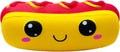 Slow Rising Hot Dog Squishies Toy for Kids Birthday Gift,Cute Simulation Food Stress Relief Squishys Squishi Squeeze Toys