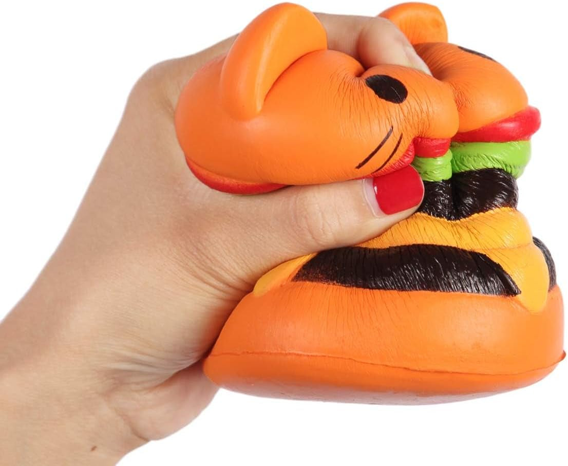 4.5" Squishies Jumbo Slow Rising Kawaii Squishie Cat Hamburger Bread Toy